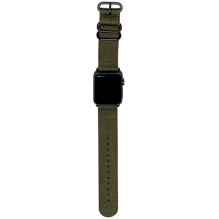 Carterjett Nylon NATO Apple Watch Band in Olive - Cult of Mac Watch Store