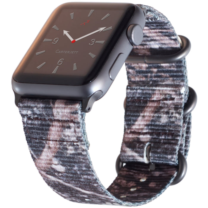 Carterjett Nylon NATO Apple Watch Band in Woods - Cult of Mac Watch Store