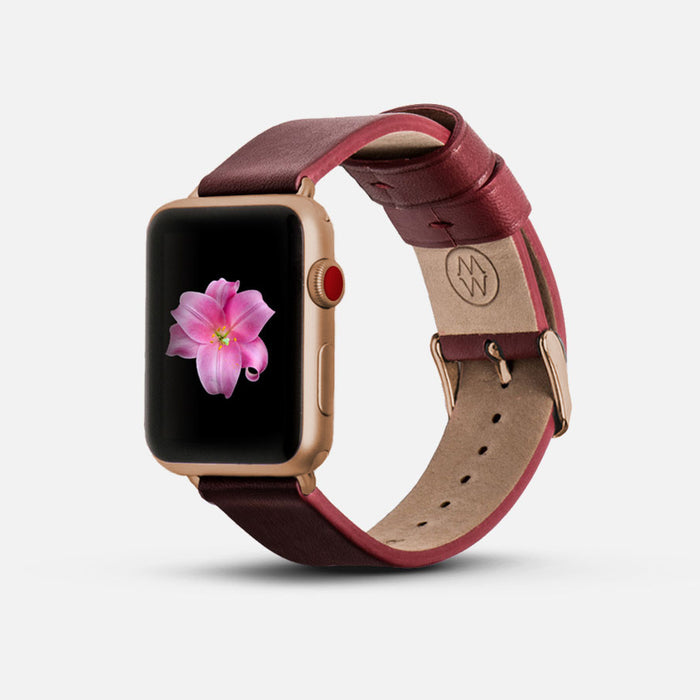 Monowear Classic Leather Apple Watch Band