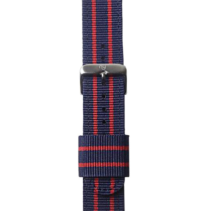 Seafarer Navy Red Apple Watch Band Style Nylon Strap 