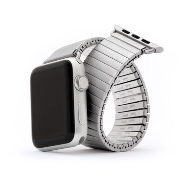 Replacement 42mm/44mm Watch Band for Apple Watch - Twist-O-Flex | Speidel 13 / Black