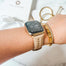 Goldenerre Taupe Stud Band for the Apple Watch